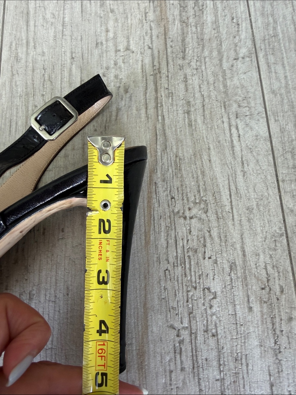 Charles David Black Leather Slingback Pumps - Picture 7 of 7